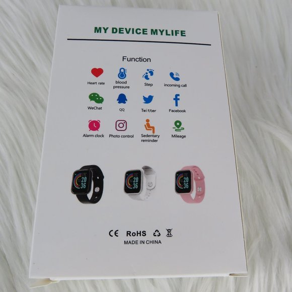 NEW - Black Smart Watch - Health Fitness Tracker - Picture 6 of 6